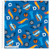 Craft Cotton Company Hot Wheels Icons Fabric